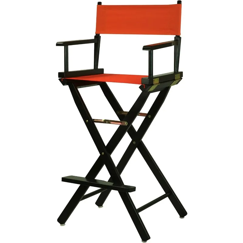 

Домашняя черная рама/оранжевый холст, 30 дюймов, высота барных стульев