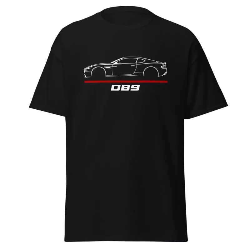 2024 Men T Shirt Casual Astons Martins DB9 Car Enthusiast T-shirt Graphic Summer Short Sleeves 100% Cotton S-3XL Cool Tee