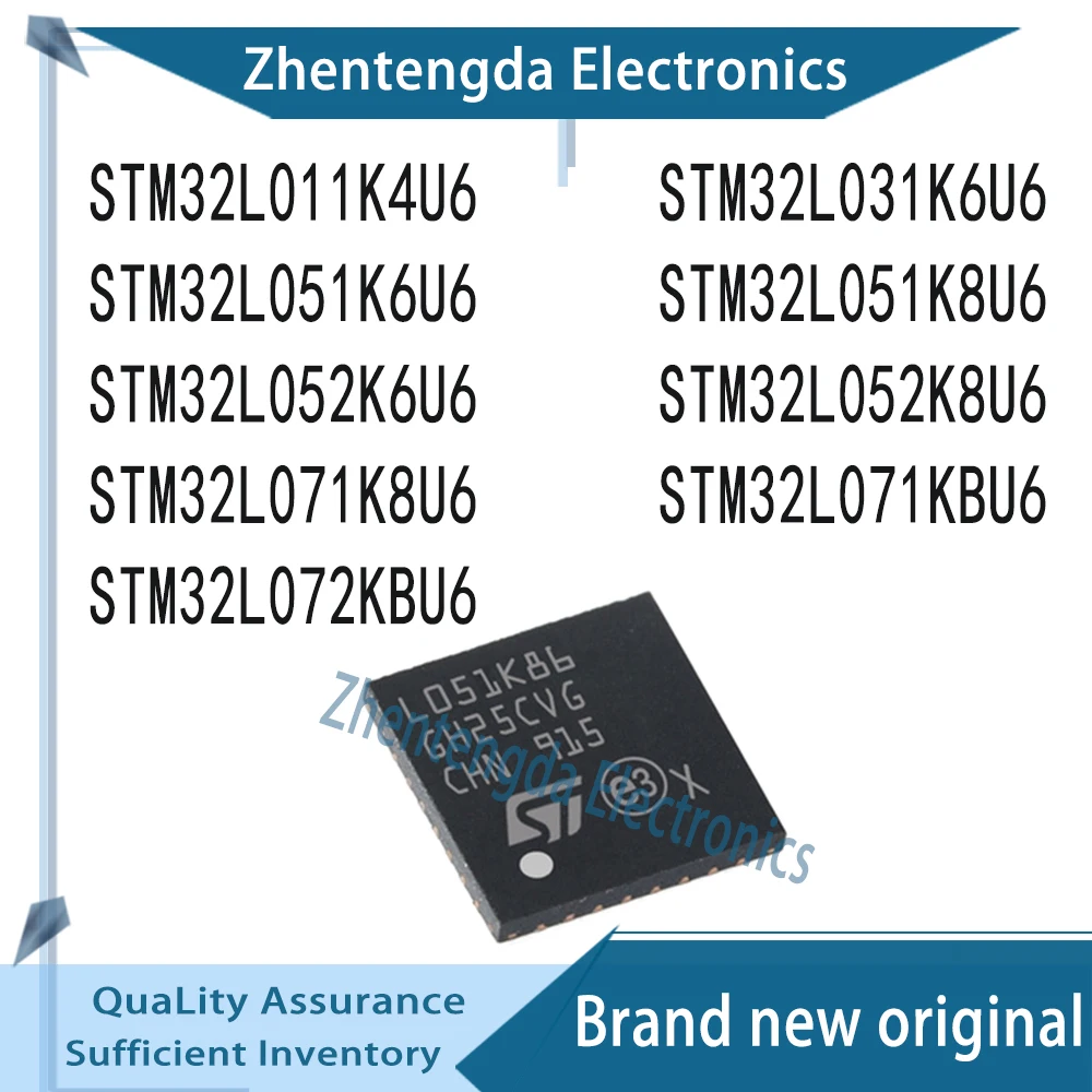 STM32L011K4U6 STM32L031K6U6 STM32L051K6U6 STM32L051K8U6 STM32L052K6U6 STM32L052K8U6 STM32L071K8U6 STM32L071KBU6 STM32L072KBU6