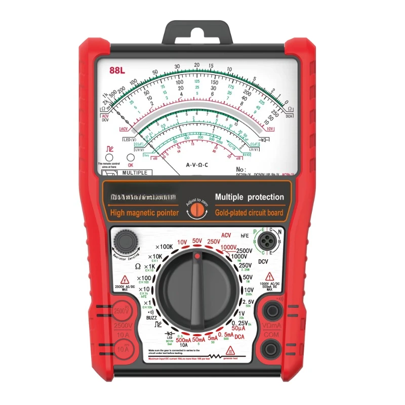 Analog multimeter test equipment