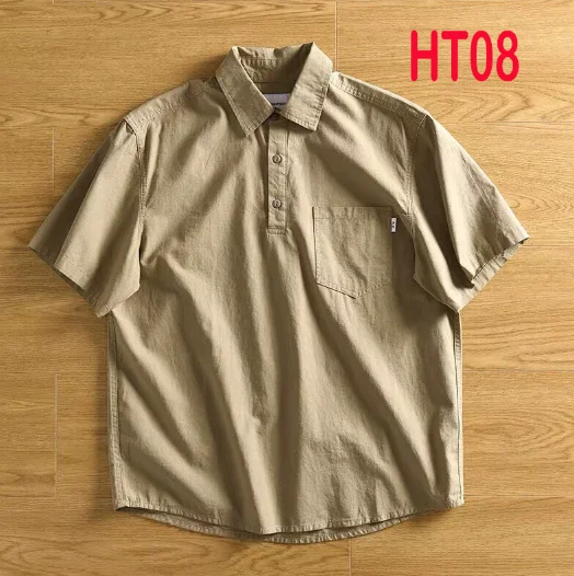 Costume d'été décontracté à manches courtes pour hommes, chemise à manches mi-longues, costume tenda
