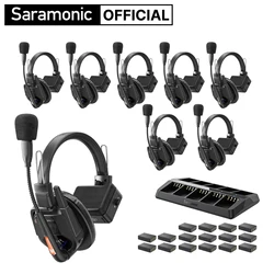 Saramonic Witalk9 WT8S Wireless Headset Full-duplex Intercom Communication System for Filmmaking Live performances Sports Events