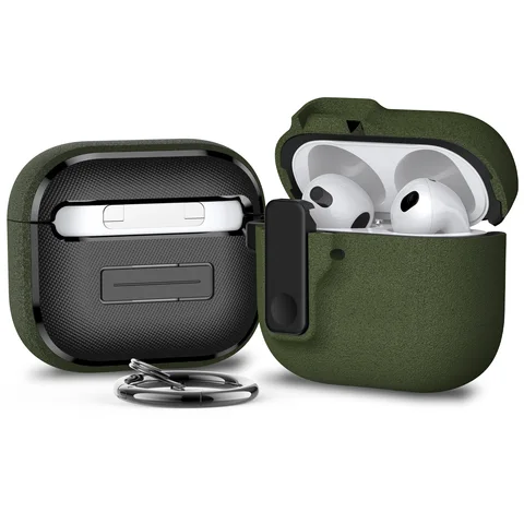 Противоударный чехол для AirPods 3/4 и Pro 1/2 с защитным замком — внешний вид товара