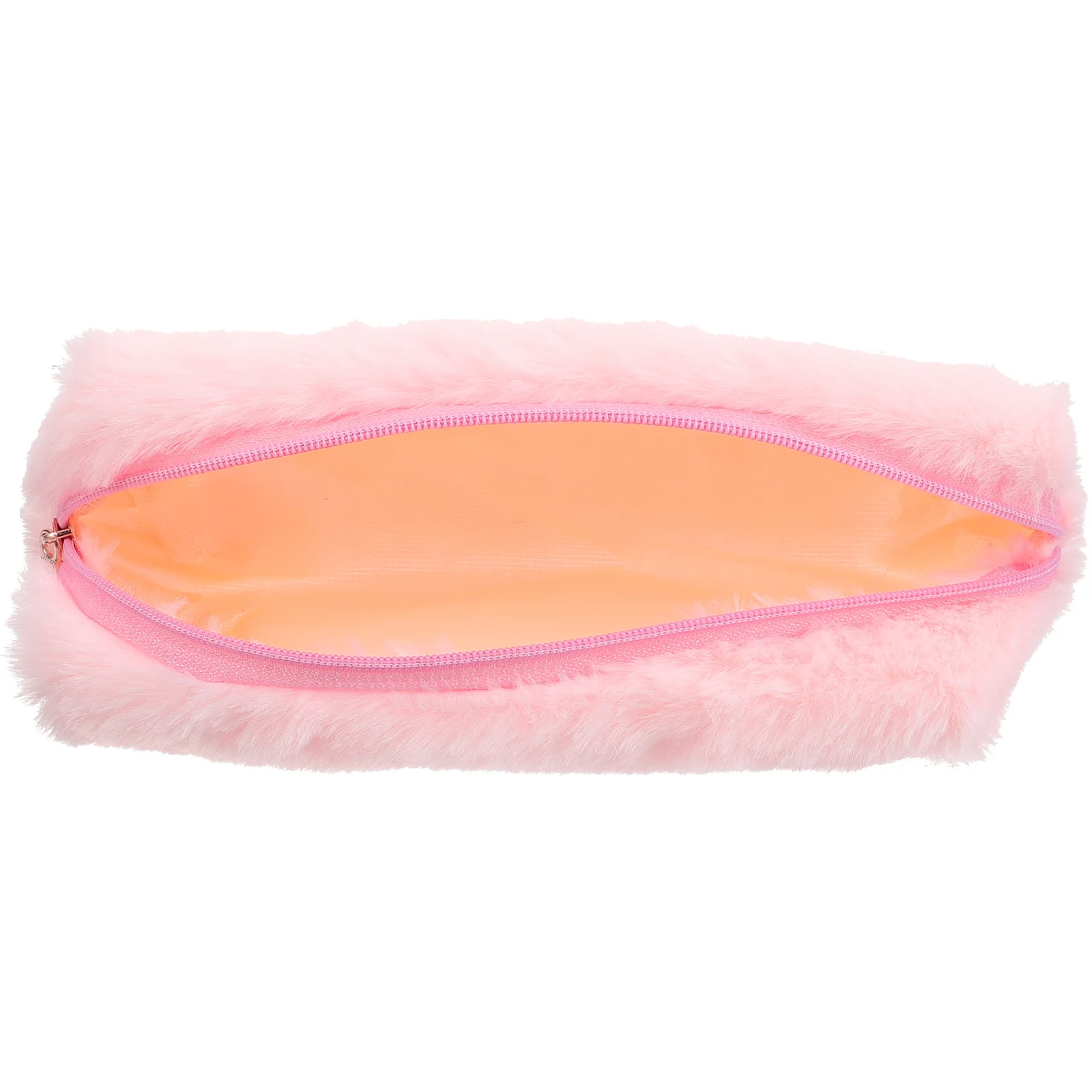 Plush Pencil Case Bulk Portable for Kids Fluffy Bag Flannel Cute Stationery Supplies Travel Small Bags