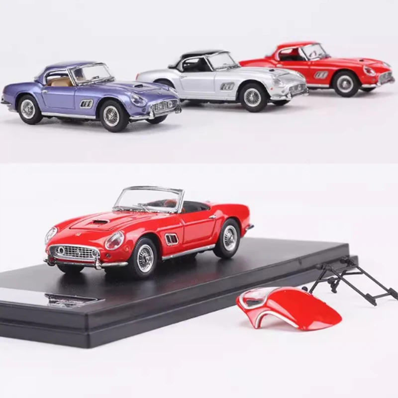 Königsmodell im Maßstab 1:64, 250GT SWB, umwandelbare Legierung, Simulationsautomodell, statische Sammlung, dekoriertes Urlaubsspielzeug, Souvenir, Geschenk