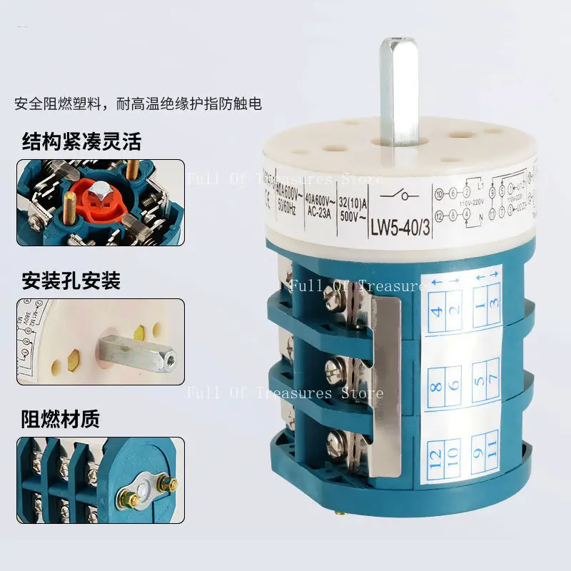 

Forward Reverse Switch for Tire Changer Fits Huoying Best Baishituo Shidaliou Dali Nanfang Machinery Tyre Changer Parts