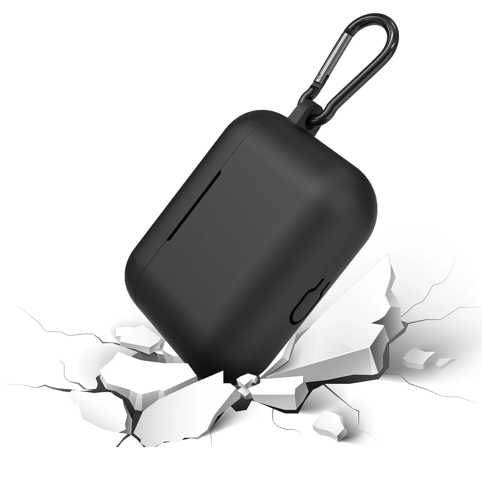 เคสซิลิโคน Geekria เข้ากันได้กับหูฟังไร้สาย Jabra Elite 8 Active True Wireless