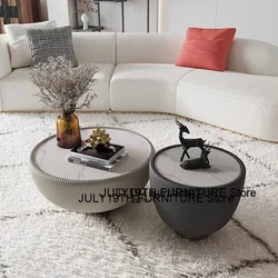 Black Nordic Living Room Coffee Table Round Modern Unique Minimalist Coffee Tables Luxury Glam Table Basse De Salon Furniture