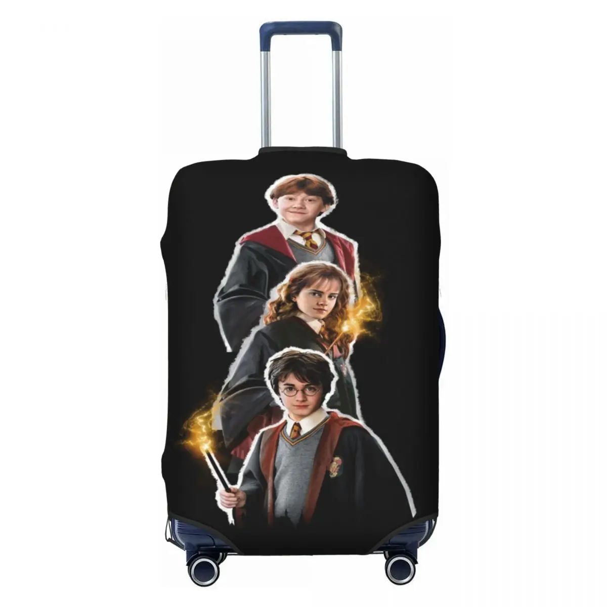 

Custom H-Harrys Movie Luggage Cover Elastic Travel Suitcase Protective Covers Fits 18-32 Inch