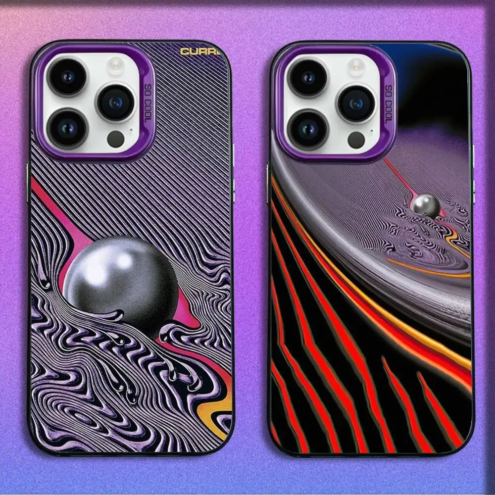 

Tame Impala Psychedelic Art Phone Case For iPhone 17,16,15,14,13,12,11,Pro,Max,Plus,E,SE4,Air,Mini Purple IMD Box