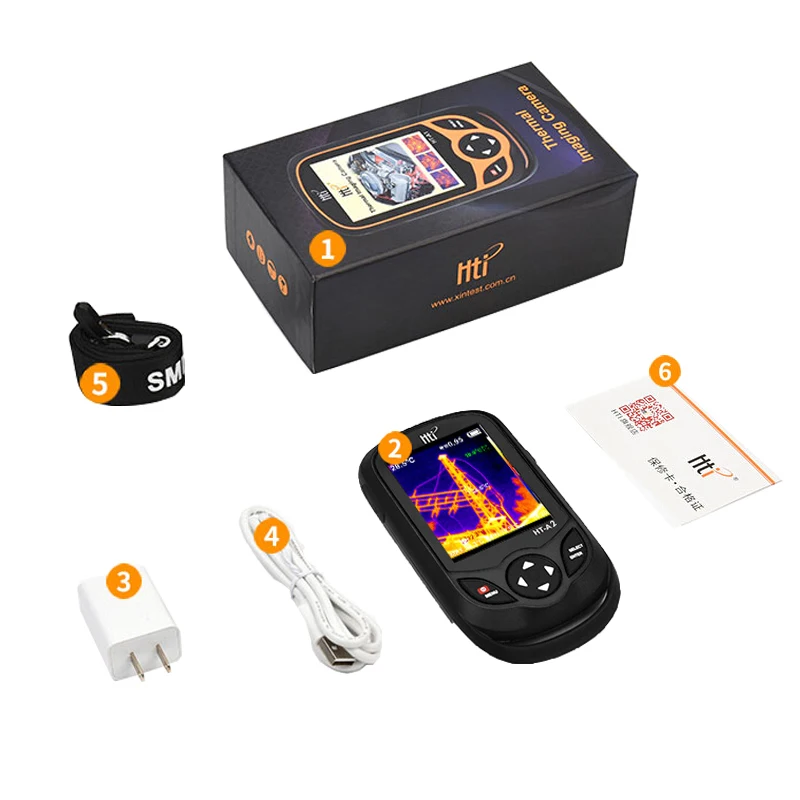 Imagem -06 - Bolso Thermal Imager Detector de Câmera Medidor de Temperatura Ferramentas de Medição Tela Tft Hunt Novo 3.2 Ht-a1 Ht-a2