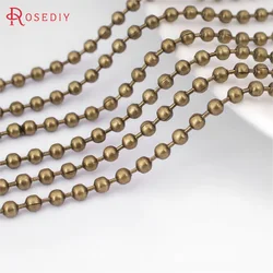 5 Meters 1.5MM 2MM 2.4MM Iron Ball Bead Antique Bronze Necklace Chains Diy Accessories Jewellery Making Rosediy Official Website