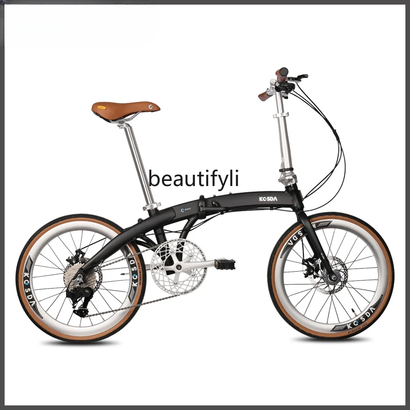 22-Inch Aluminum Alloy Ultra-Light Variable Speed Mother and Child with Baby Portable Adult Folding Bike Women's