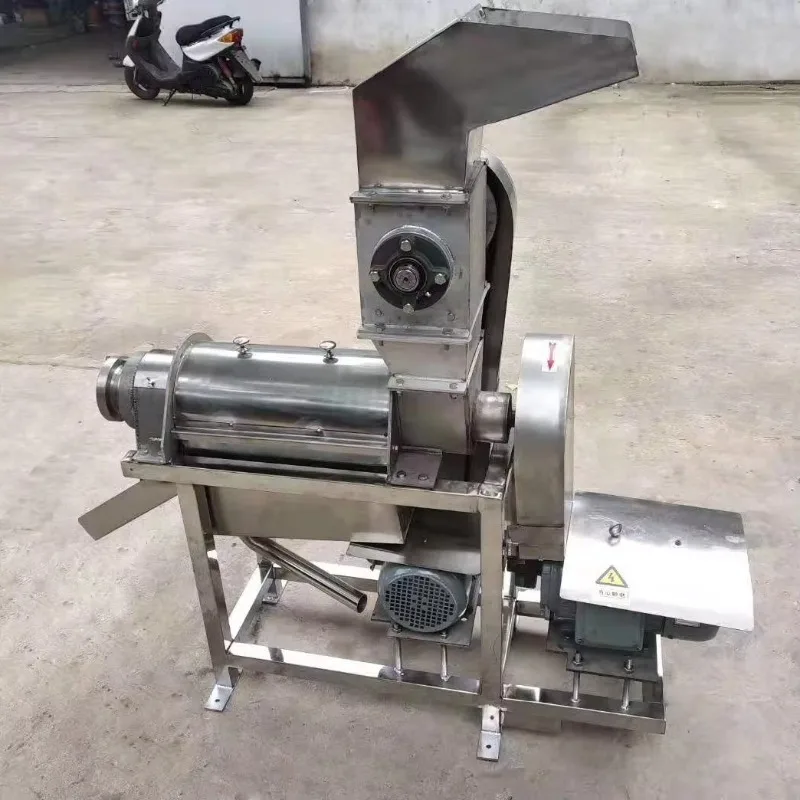 Multifunctional Fruit Crusher And Screw Juice Extractor Machine SUS304 Commercial Juicing Press Custom Supported