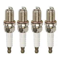 4 PCS Spark Plugs Replacement for Champion RC12YC Briggs and Stratton132 12-S JD M78543 531308128 Lawn Mower Engine