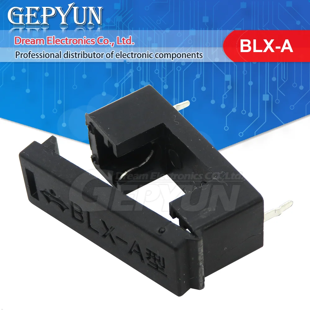 Fuse holder socket 5x20mm 5*20mm BLX-A fuse clamp / box white black