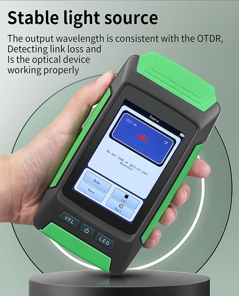 AUA-68 OTDR 80KM Fiber Optic Cable Tester Optical Fiber Loss Testing Tool 1310/1