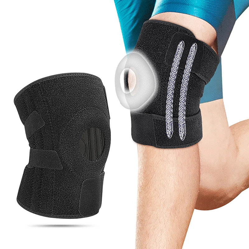 

1pcs Adjustable Hinged Knee Brace Knee Support Wrap For Meniscus Tear Patellar Tendon Support Pain Relief Strains Sprains