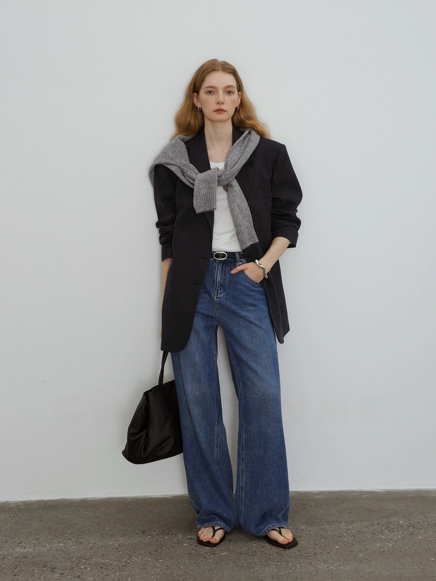 

Классический шерстяной пиджак COUNTONME с подплечниками, модный женский повседневный пиджак для работы, с длинным рукавом, на одной пуговице