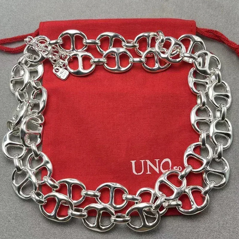 2023 UNOde50 New European and American Hot Selling Creative Fashion High Quality Necklace Women's Romantic Jewelry Gift Bag