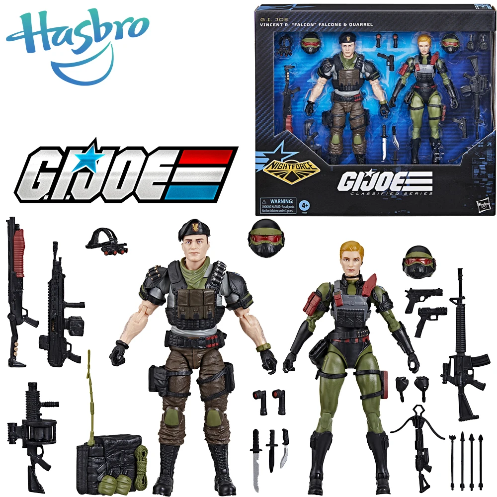 

Pre Sale G.I. Joe Original Hasbro Classified Series #138 Night Force Vincent R. ""falcon"" Falcone & Quarrel Model Toys Figures