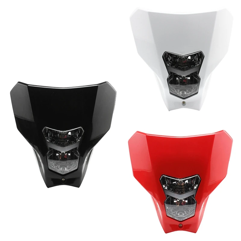

Off-Road Motorcycle Headlight Cover Ghost Face Mask Halogen Headlight for Honda CRF450L CRF450XR CRF 450L 450XR 450 L XR-A14Z