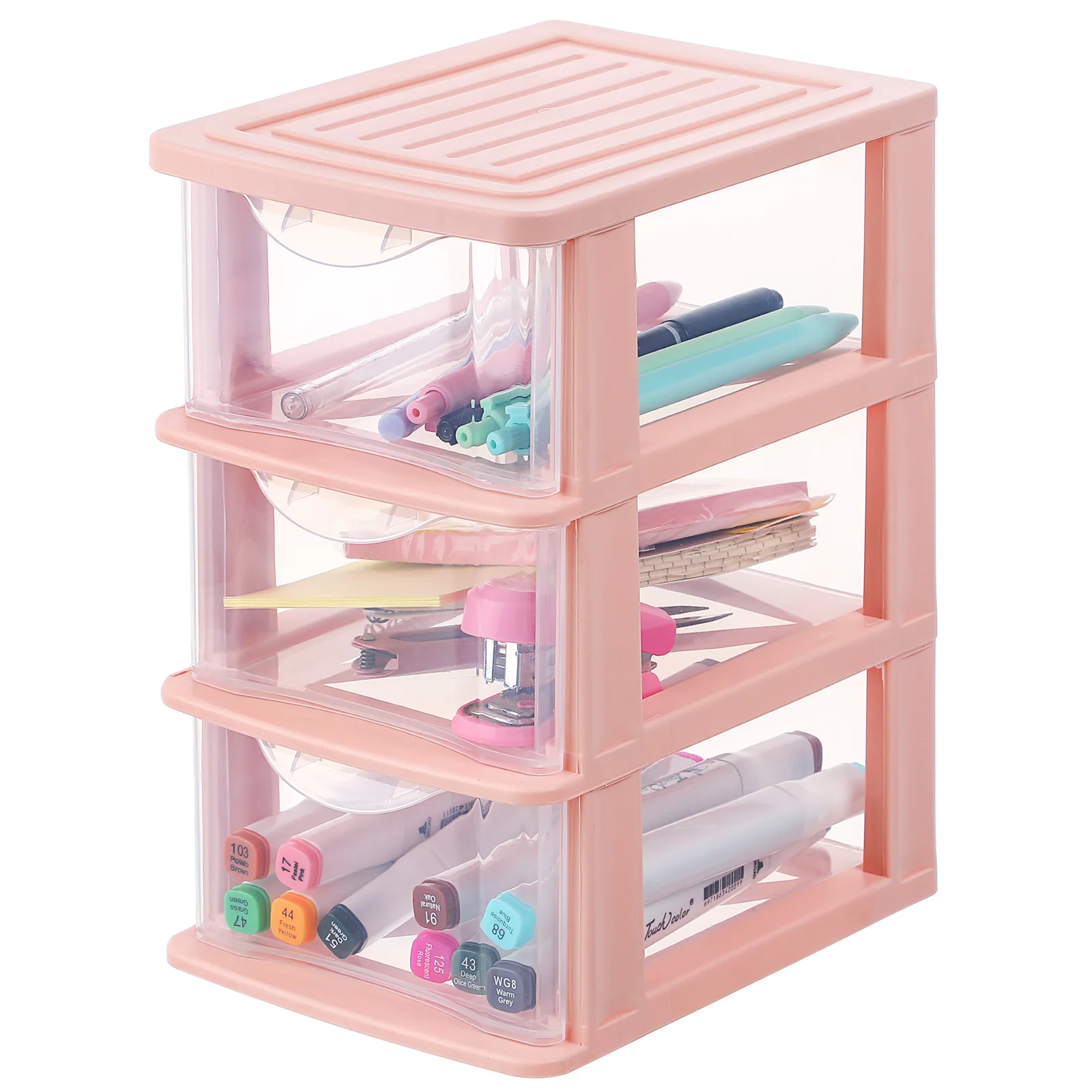 

1Pc Plastic Desktop Storage Box Storage Box Drawer Type Sundries Garbage Clothes Small Vanity Desks Transparent Make Up Box