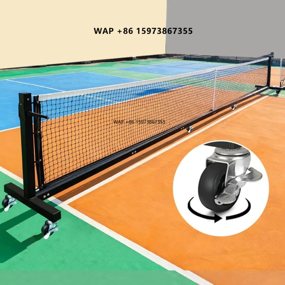 Price Professional Heavy Duty Wheels Rebound Custom Official Portable Pickleball Net Set With Wheels