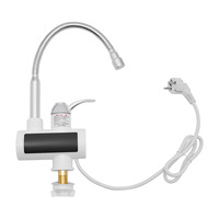 Electric Continuous Heater Faucet Free Adjustment with Display for Kitchens, Bathrooms, Restaurants, etc. 3000W 220V