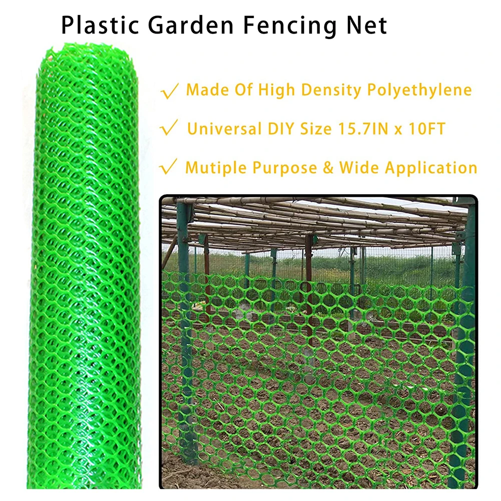 Chicken Wire Fence Mesh Hexagonal Fencing Wire Hexagonal Shape for Household Poultry Enclosure Gardeninng Flower