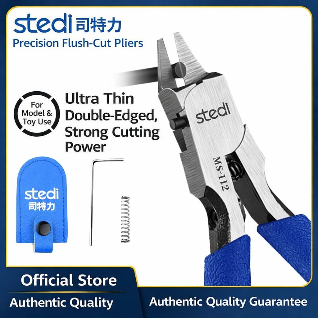 Stedi MS-112 Double Edge Scissors Pliers Plastic Model Parts Cutting Nipper for Modeling Hobby Tools DIY