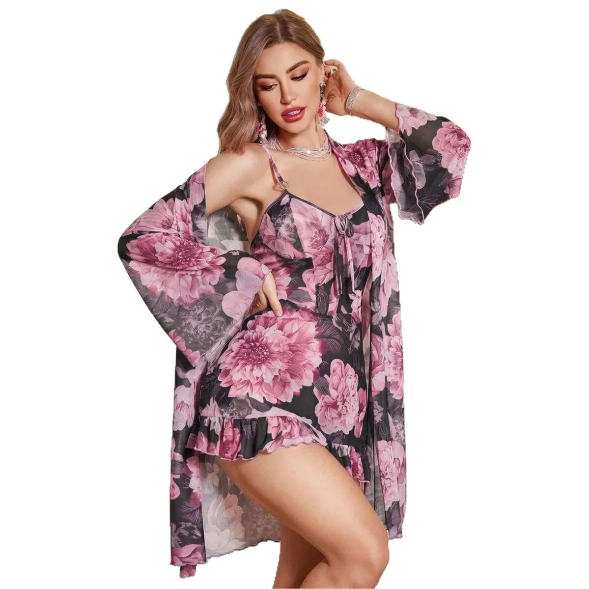 Pink Babydoll Dress -AliExpress