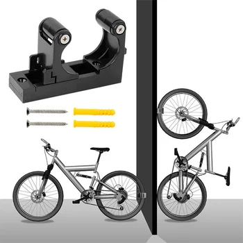 1Pcs Fahrrad Wand Clip Halterung Rack Einstellbare Mountain Road Bike Halterung Lagerung für Park Rack MTB Rennräder in Garage oder Hause