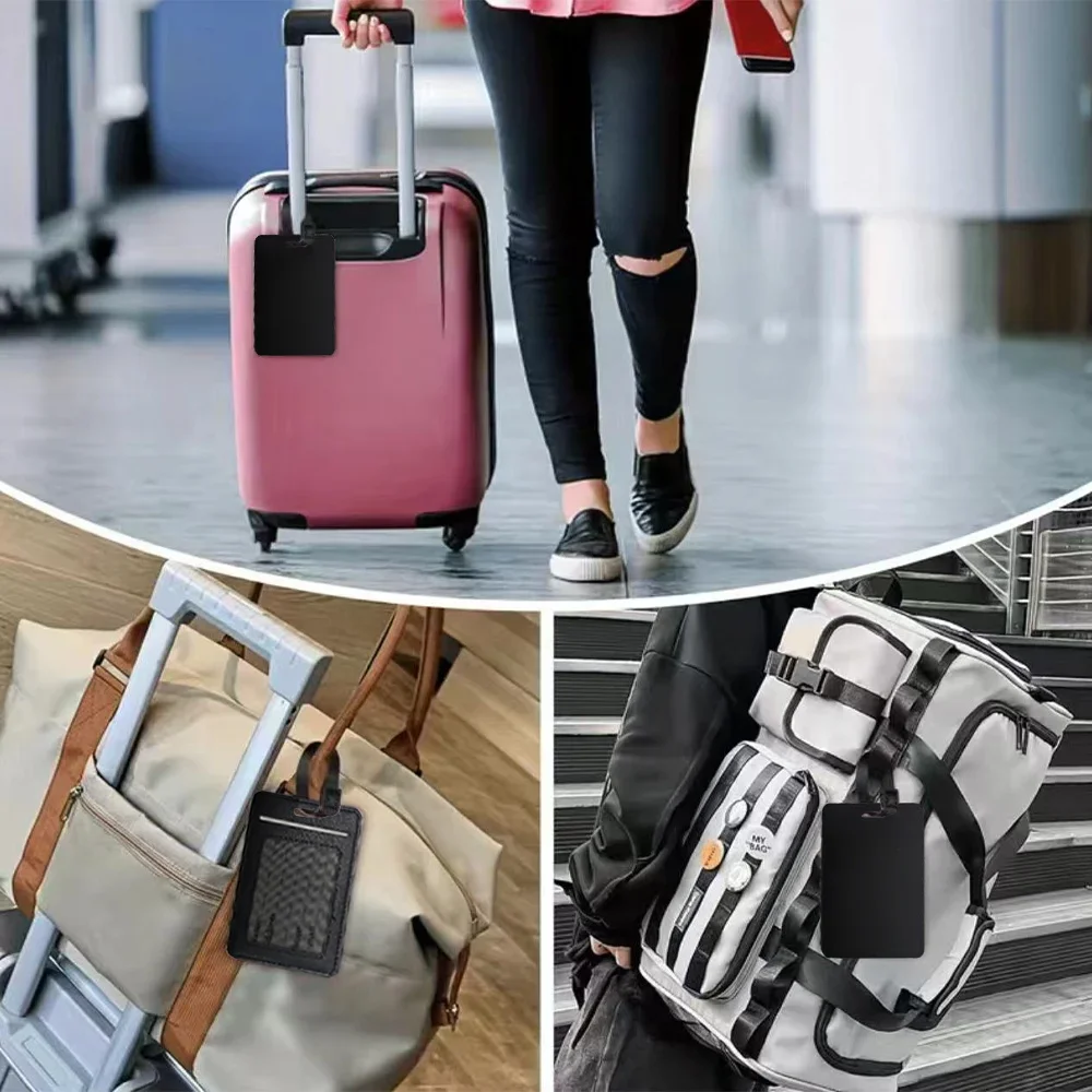 Drinkbare Pu Bagagelabel Gepersonaliseerde Bagage Boarding Tag Mode Koffer Identificatie Label Naam ID Adres Houder Moeder Patroon