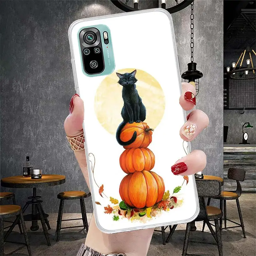 Pumpkin Happy Fall Autumn Soft Phone Case For Xiaomi Redmi Note 12 12S 13 14 11 11E Pro Plus 11S 10 10S 11T 14Pro 4G 5G Shell Co image 4