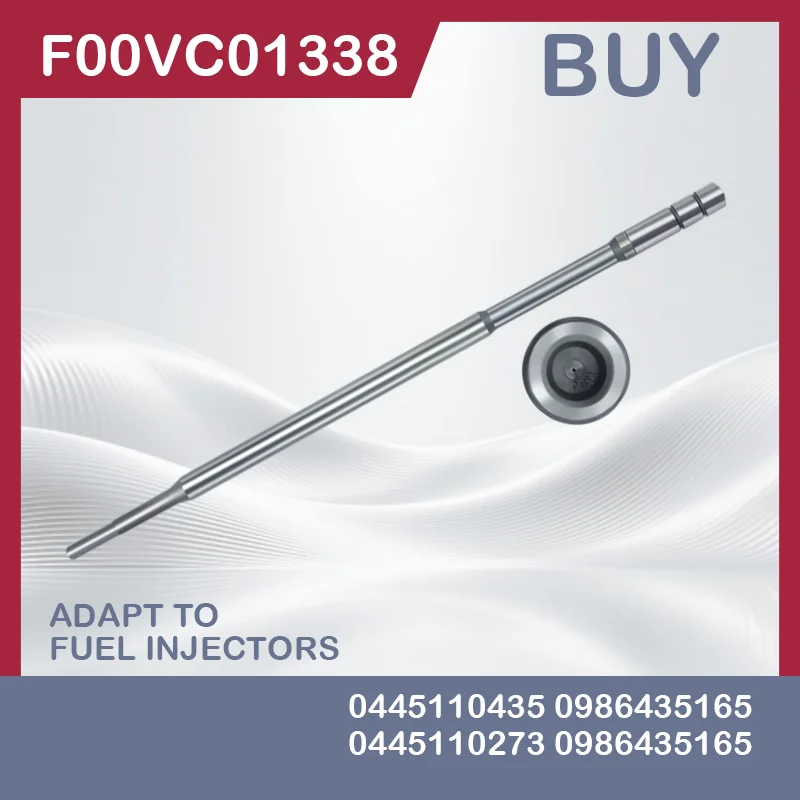 4 PCS F00VC01338 Diesel Injector Control Valve Compatible With 0445110248 0445110273 0445110247 0445110435 LF1242……