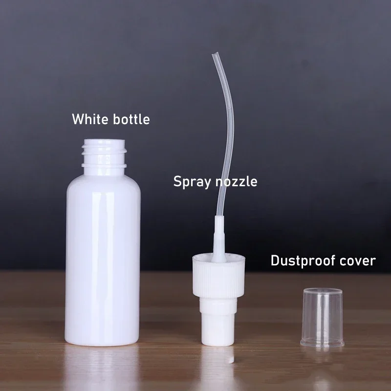 10Pcs Black Spray Bottle 30ml 50ml 60ml 100ml Travel Portable Refillable Empty Water Mist Perfume Bottle Atomizer Skincare Tools