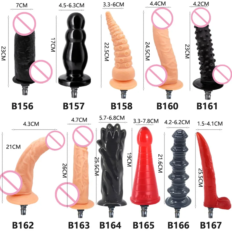 Sex Machine Dildos Attachments Big Monster Dildos Suitable for All Vac-u-lock Love Machine Sex Toys Masturbation Accessories