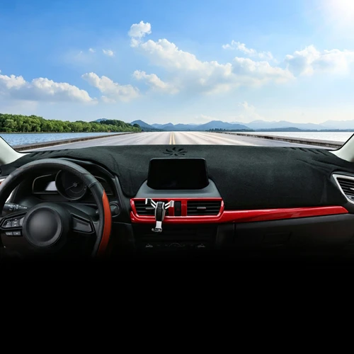 Imagen 2 del producto Para Mazda 3 BM BN Axela 2014 2015 2016 2017 2018 cubierta de salpicadero de coche parasol evitar alfombrilla de luz accesorios de almohadilla de Panel de instrumentos