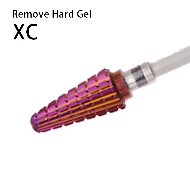 퍼플 토네이도 비트 3/32 카바이드 네일 드릴 비트 매니큐어용 젤 제거 전동 파일 액세서리