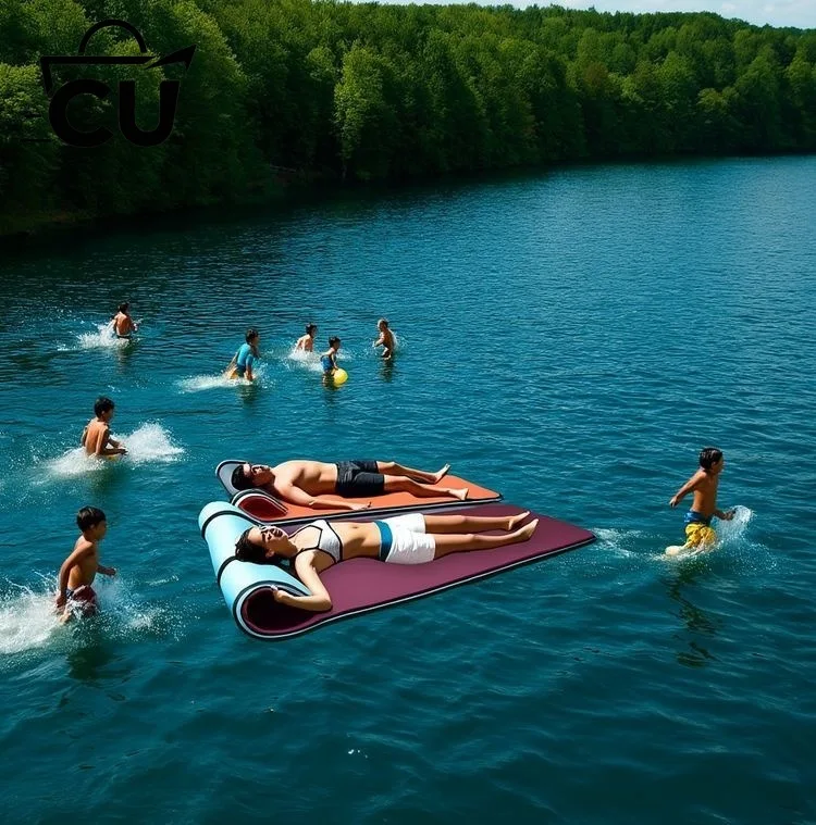 Color random water floating blanket swimming adult thickened entertainment sea floating bed leisure pool water magic carpet