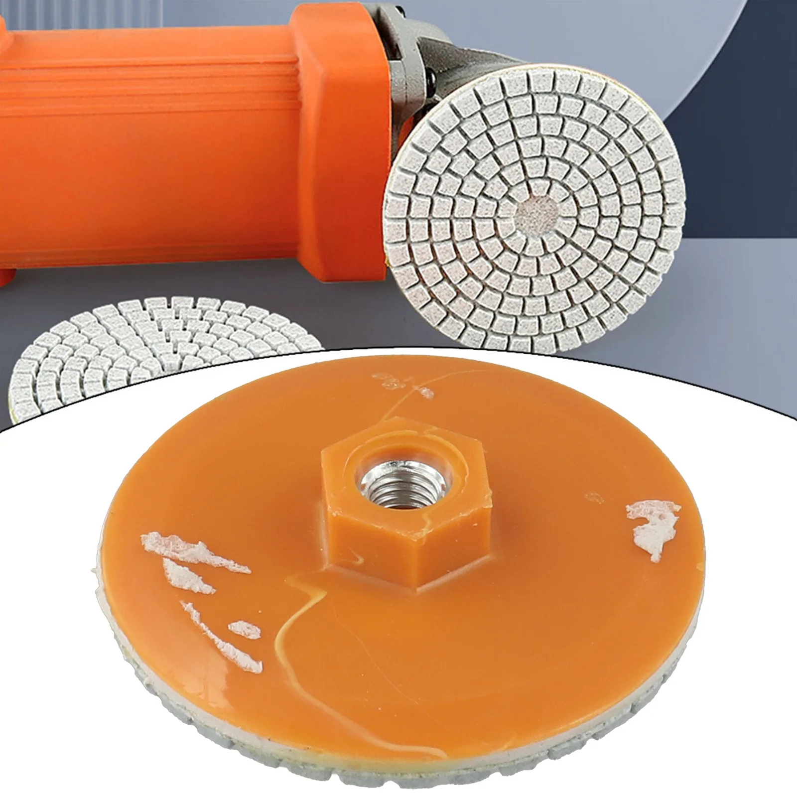 1pcs 80mm Polishing Pad Wet Dry Buff Disc Abrasive For Sanding Marble Granite Concrete Grinding Countertop Stone Power Tools