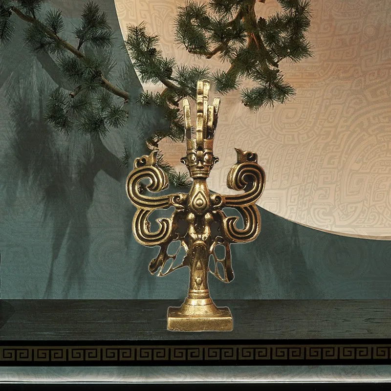 

Sanxingdui Traditional Culture Pure Copper Decorations and Ornaments