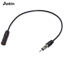 1m Car FM AM Radio Car Antenna Extension Cable Cord DIN Plug Connector Coaxial Cable for Vehicle Truck Car Stereo Head