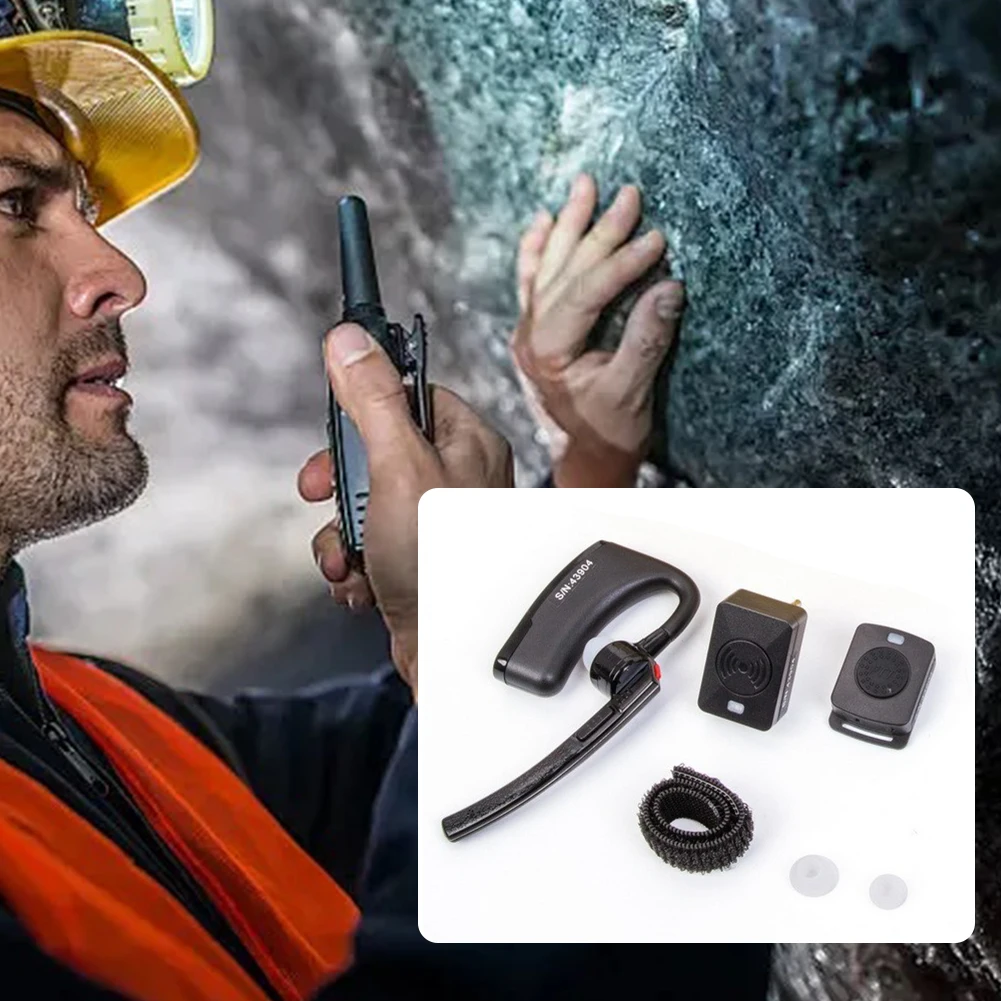 For BaoFeng UV-82 UV-5R Walkie Talkie BT PTT Earpiece Hands-free K Plug BT Headset for Motorola P8668 GP328D P8200 Two Way Radio