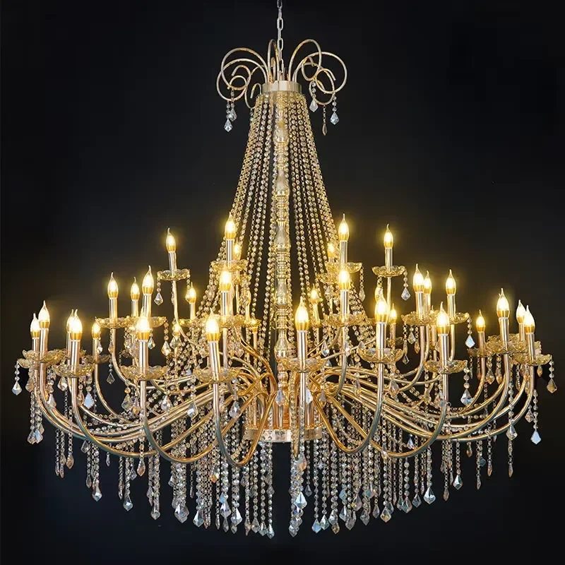 High Quality LED Crystal Chandelier for Living Room Home Interior Decoration Export Price