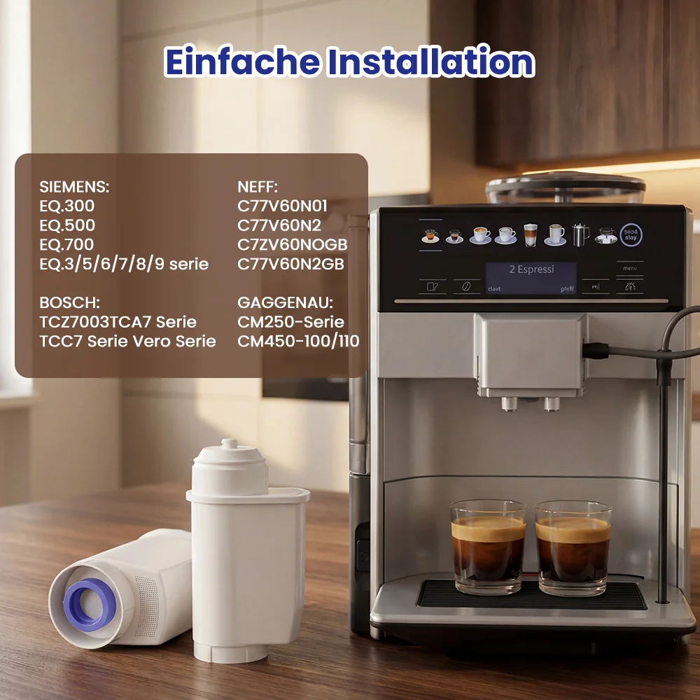 Reimol Wasserfilter für Kaffeemaschinen 6 Stück kompatibel mit Siemens® EQ3, EQ5, EQ6, EQ7, EQ8, EQ9 sowie Bosch® TCC7 Serie und Vero Serie – Detail 6