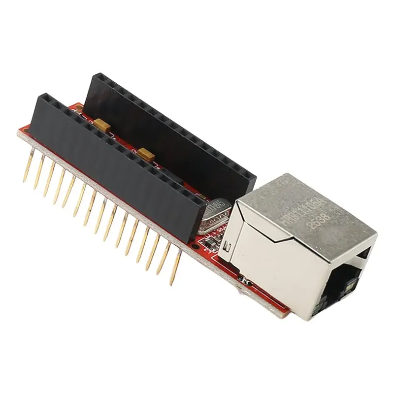 For Arduino Nano ENC28J60 Ethernet Shield V1.0 For Arduino Compatible Nano 3.0 RJ45 Network Module