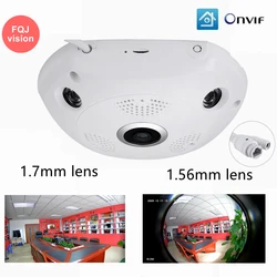 8MP IP Dome Security Camera Wide Angle Fisheye Home Video Audio Motion Detection POE Network ONVIF Security Camera 20M Infrared