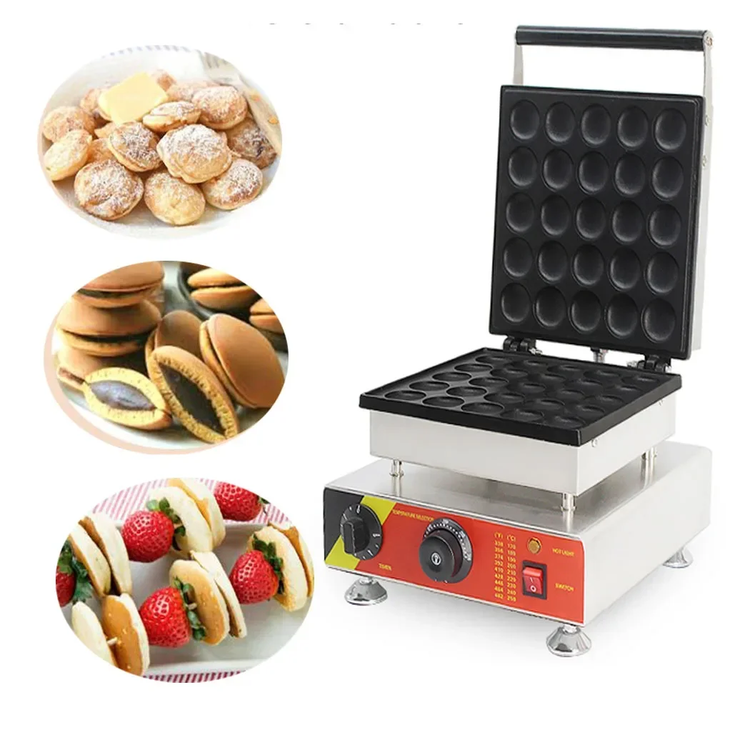 

Electric Pancakes Maker, Waffle Iron, Double Plate, 25 Holes, 110V, 220V